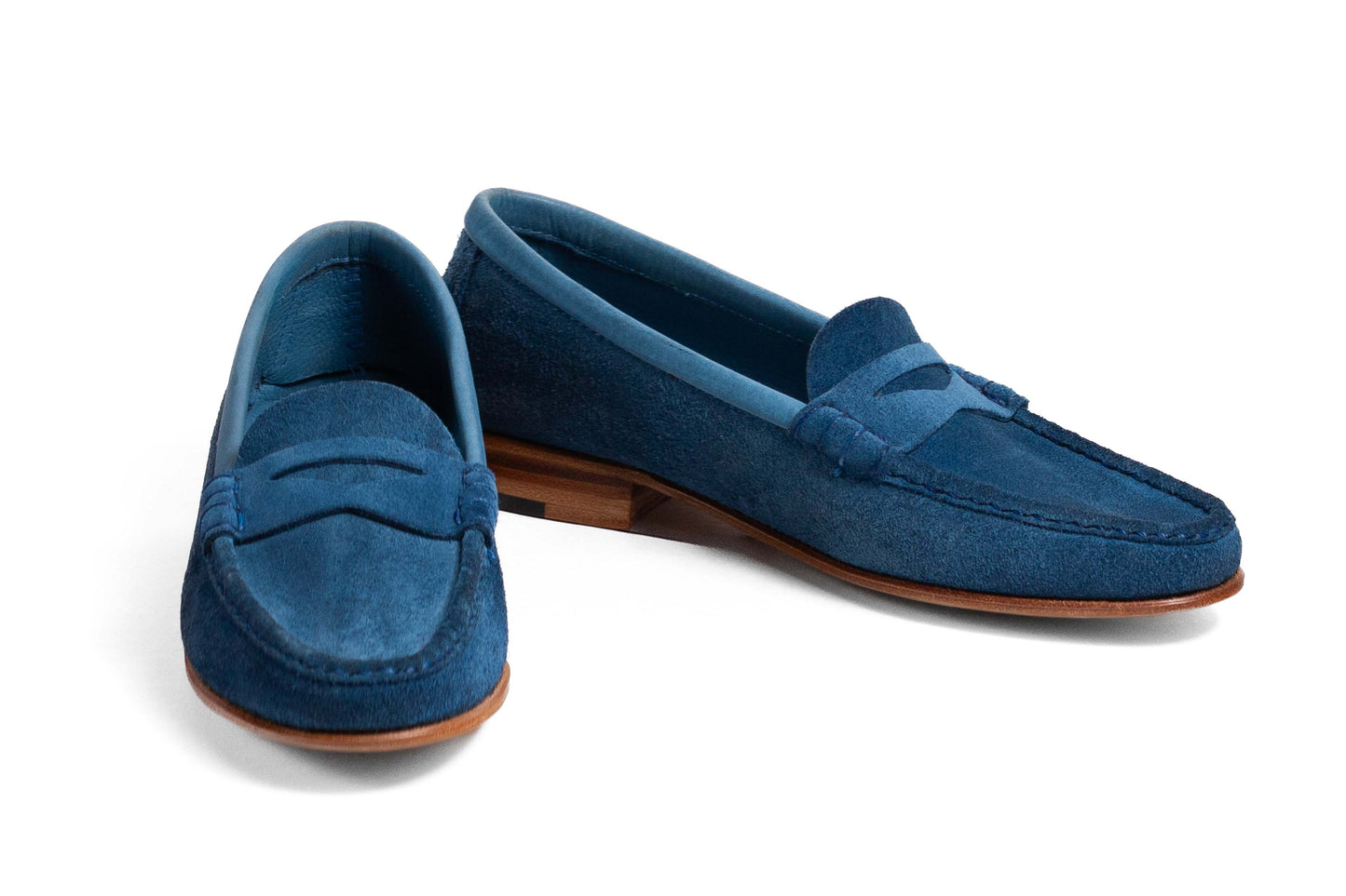 Mocasín 5325 Gamuza Azul