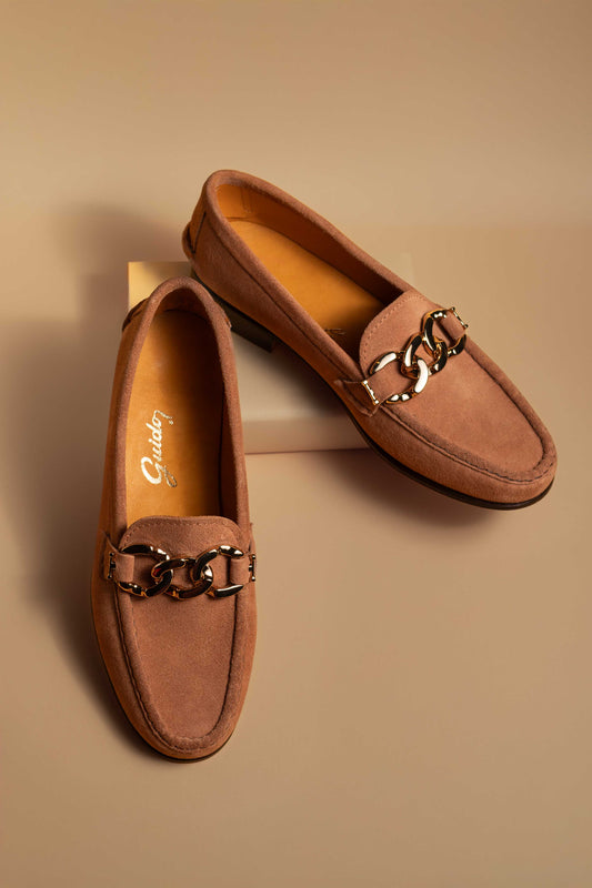 𝗣𝗥𝗘𝗩𝗘𝗡𝗧𝗔 - Mocasín 5327 Gamuza Ladrillo