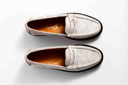 𝗣𝗥𝗘𝗩𝗘𝗡𝗧𝗔 - Mocasín 5379 Craquelado Blanco