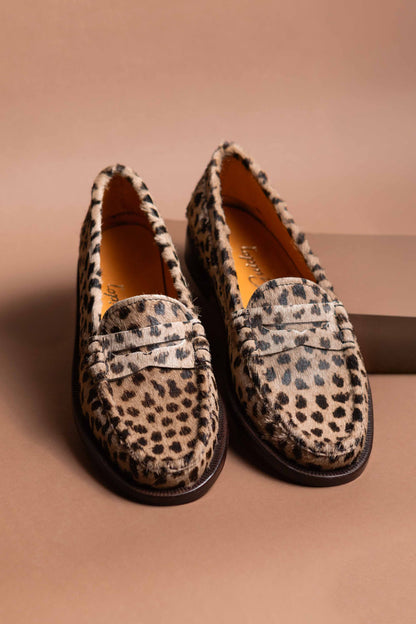 Mocasín 5379 Pelo Leopardo