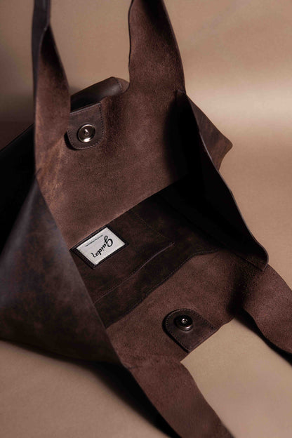 Cartera Filipa Gamuza Chocolate