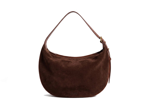 Cartera Ceibo Gamuza Marrón