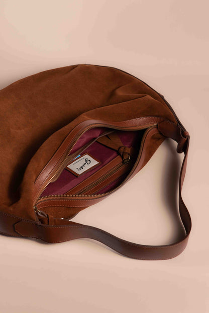 Cartera Ceibo Gamuza Habano