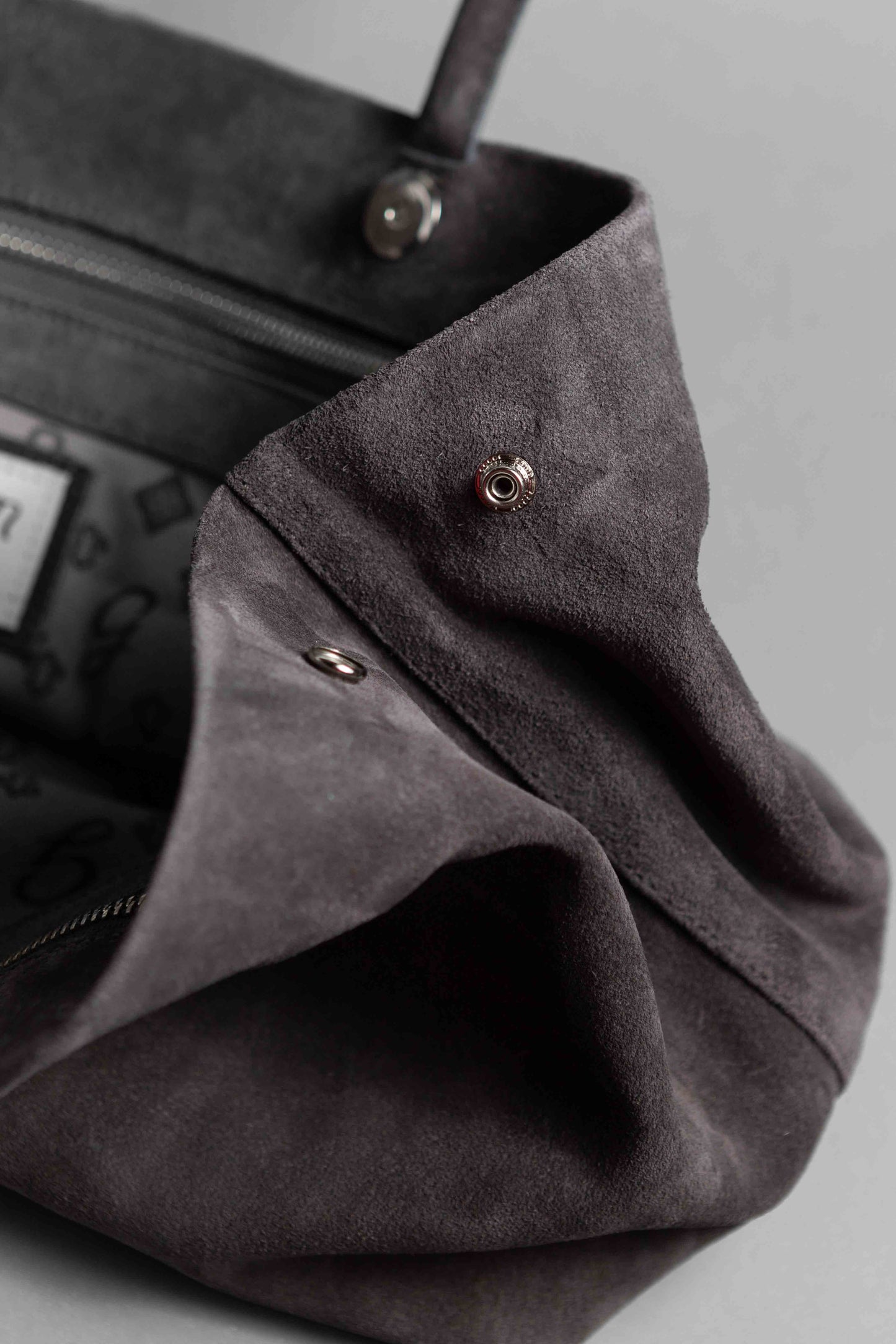 Cartera Matilde Gamuza Gris