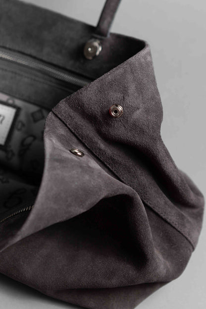 Cartera Matilde Gamuza Gris