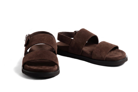 Sandalia German Gamuza Choco