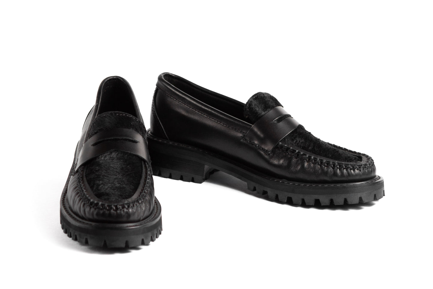 Mocasín L101 Pelo Negro