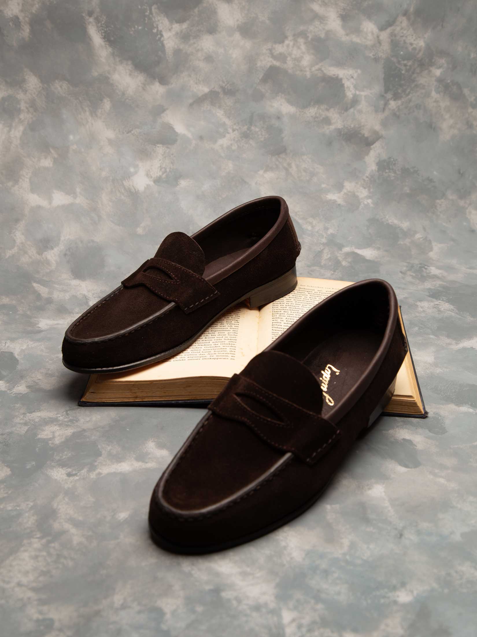 Gamuza Zapatos Mocasines Cafe MOCASINES CABALLERO FLEXI 410402