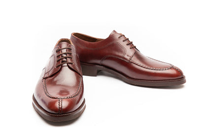 Zapato Prusiano con suela de Goma Borgoña - 9